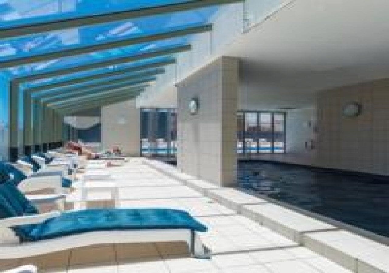 Indoor pool, outdoor pool