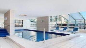 Indoor pool, outdoor pool