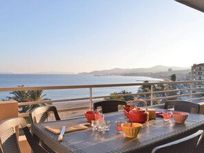 terrasse vue plage