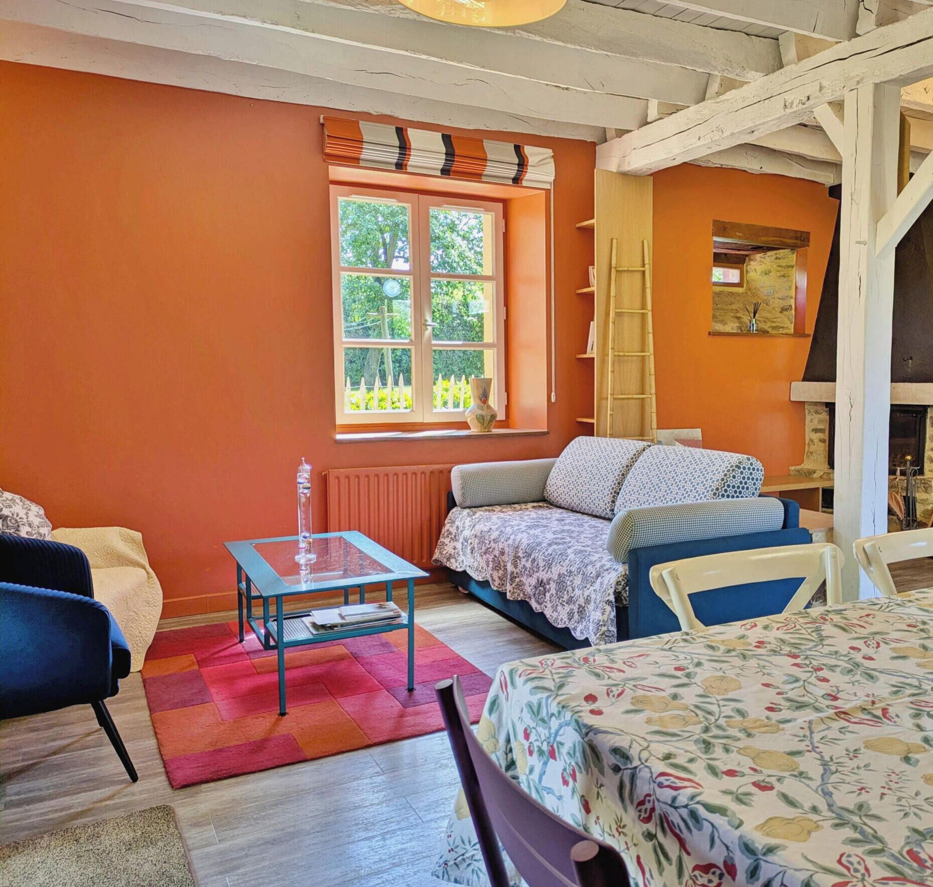 TV, fireplace, table tennis