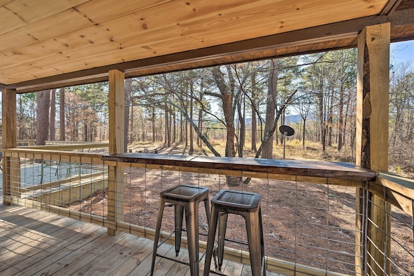 Back Deck | Ceiling Fans | Wooded Views
