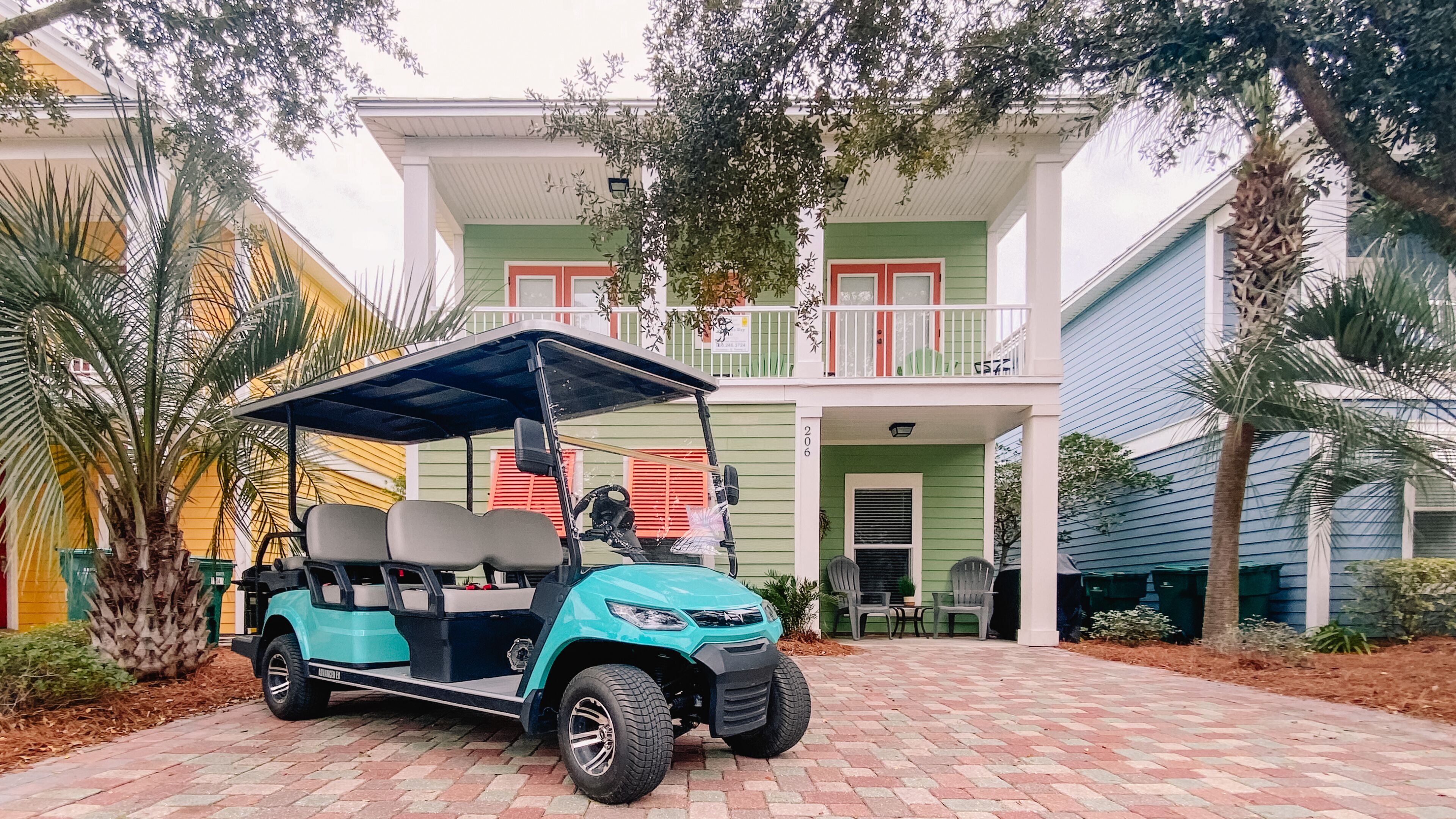 Villages of Crystal Beach - Destin! GOLF CART! Near Beach, Pool, Hot Tub,Tram