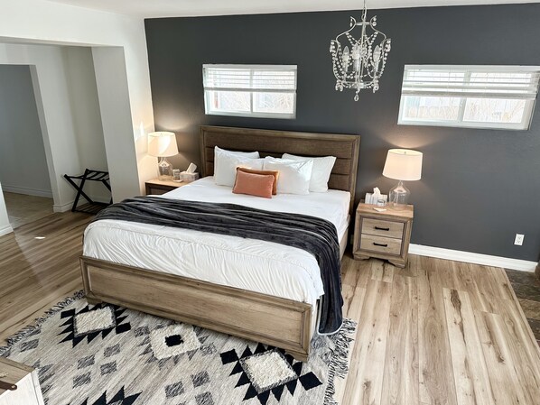 3 bedrooms, iron/ironing board, travel cot, free WiFi