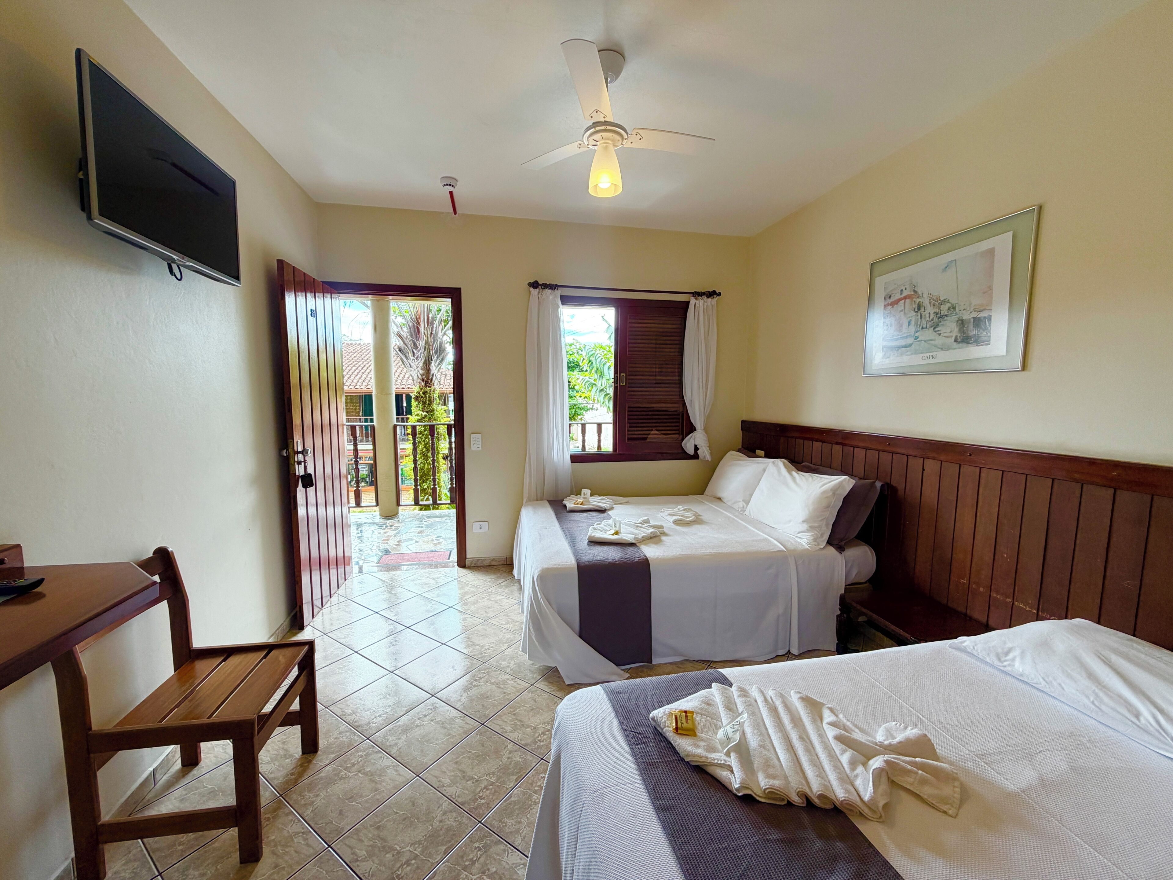 Quarto triplo conforto | Roupas de cama premium