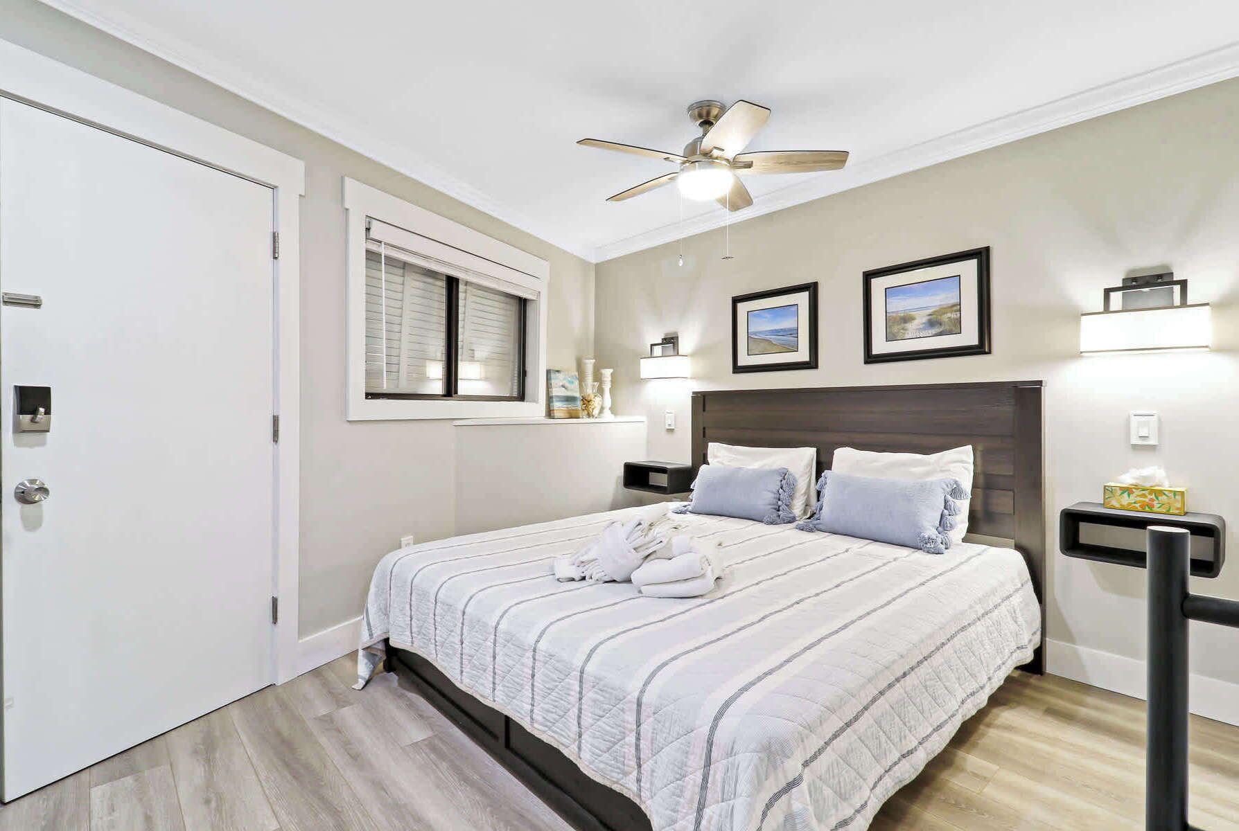 1 dormitorio, tabla de planchar con plancha, cuna de viaje y wifi