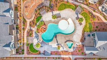 Una piscina riscaldata