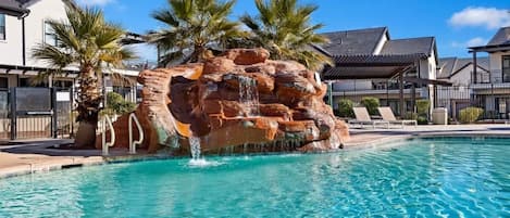 Una piscina climatizada