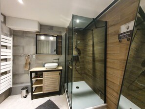 Shower, hair dryer