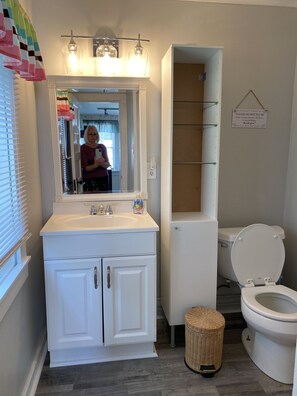 Ducha y secador de pelo