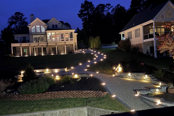 Dock view to house.