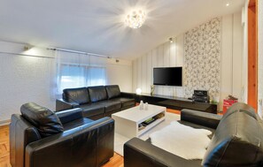 电视、壁炉、DVD 播放器、立体声音响