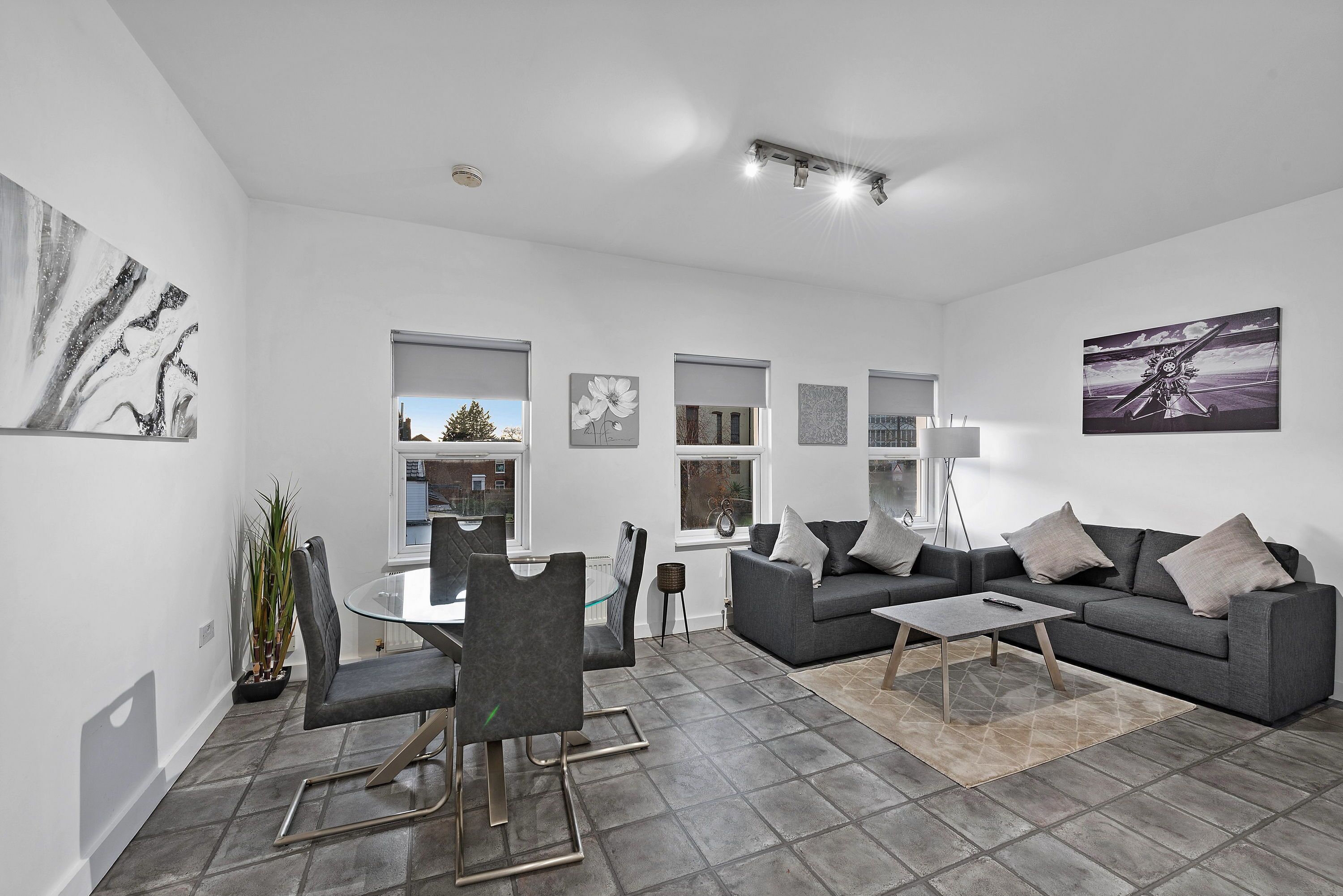Apartment, 2 Bedrooms | Living area | 42-inch Smart TV with digital channels, TV, Netflix