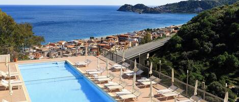 Indoor pool, outdoor pool