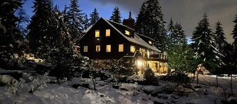 Log Cabin Daylight Basement Family Fun Center, Hot Tub, Free EV Charging