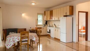 Apartment (Two Bedroom Apartment with Terrace an) | Private kitchen | Fridge