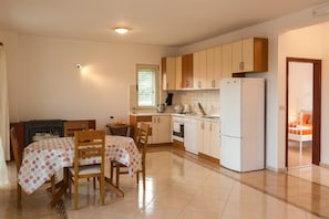 Apartment (Two Bedroom Apartment with Terrace an) | Private kitchen | Fridge