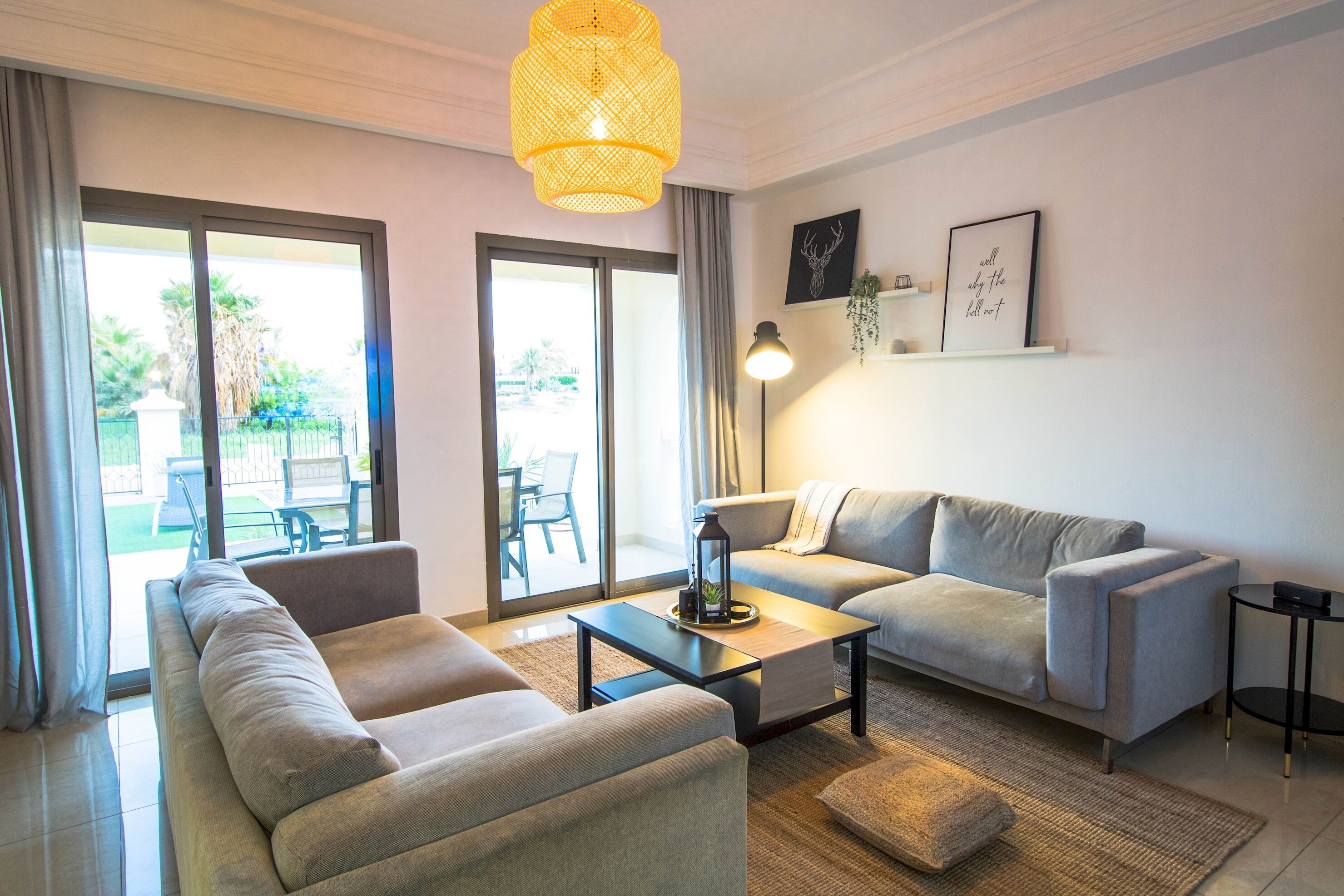 Luxury Villa (4 Bedrooms) | Living room | 42-inch LED TV with cable channels, TV