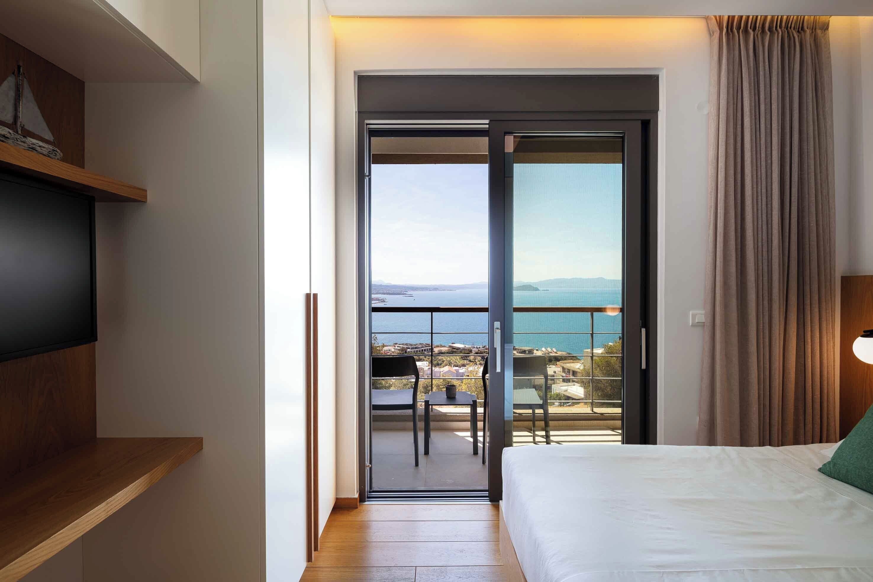 Vila superior, 3 quartos, piscina particular, vista para o mar | 3 quartos, roupas de cama premium, cofres nos quartos