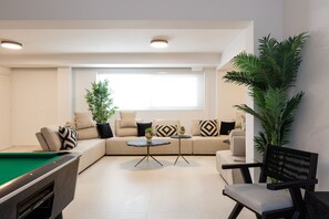 Games room - Villa with spa - playroom, 100m from sandy beach (Chania)