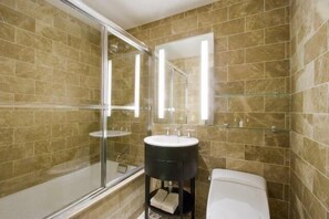 Shower, towels