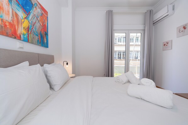Appartement Supérieur | 2 chambres, draps en coton égyptien, literie de qualité supérieure