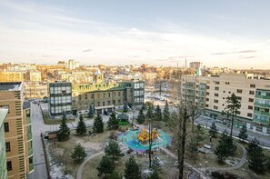 Blick von der Unterkunft