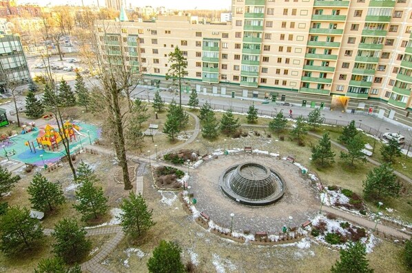 Blick von der Unterkunft