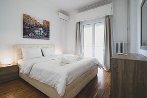 Appartement | 2 chambres, draps en coton égyptien, literie de qualité supérieure