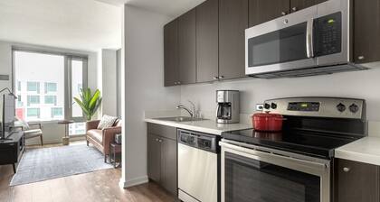 Sleek SoMa 1BR w/ Gym, Roofdeck, W/D, nr. Muni & BART, by Blueground