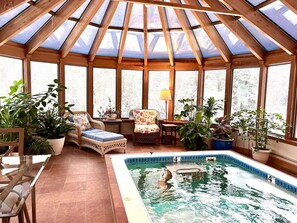 Indoor pool, a heated pool - Farm Stay Retreat: Private Suite, Starry Skies -20 mins to Wells & Ogunquit (North Berwick)