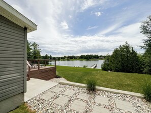 Property grounds - Riverside Cottage w/ 70' Private Dock - 5 Minutes From Town! (Cheboygan)
