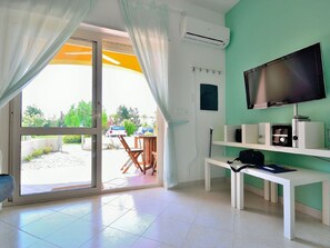 Blick von der Unterkunft