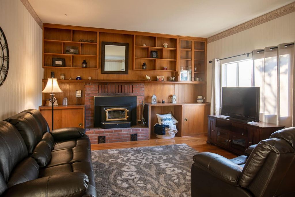 Ranch house on working avocado and cattle ranch.