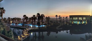 Indoor pool, outdoor pool