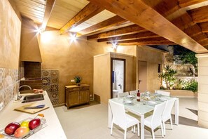Outdoor dining - Casa Horta 55, Superb house 200 m from the town centre (Pollença)