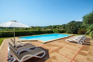Pool - Villa Hostalet,  Spaciousness and nature near the golf course (Pollença)