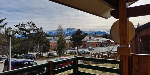 Chalet avec vue à 5 minutes des pistes à pied