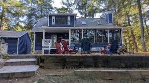 Terrace/patio - Unwind and Relax at the Zen House. (Three Lakes)