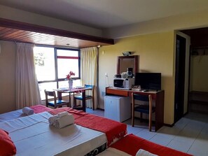 1 室のベッドルーム、WiFi (無料)、ベッドシーツ、車椅子でアクセスできる設備