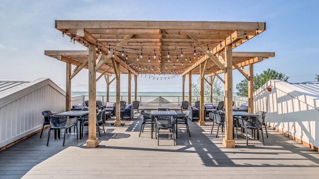 Rooftop patio