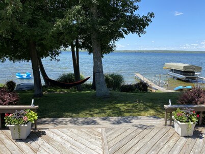 All-Season Waterfront Home on SE Hubbard Lake!