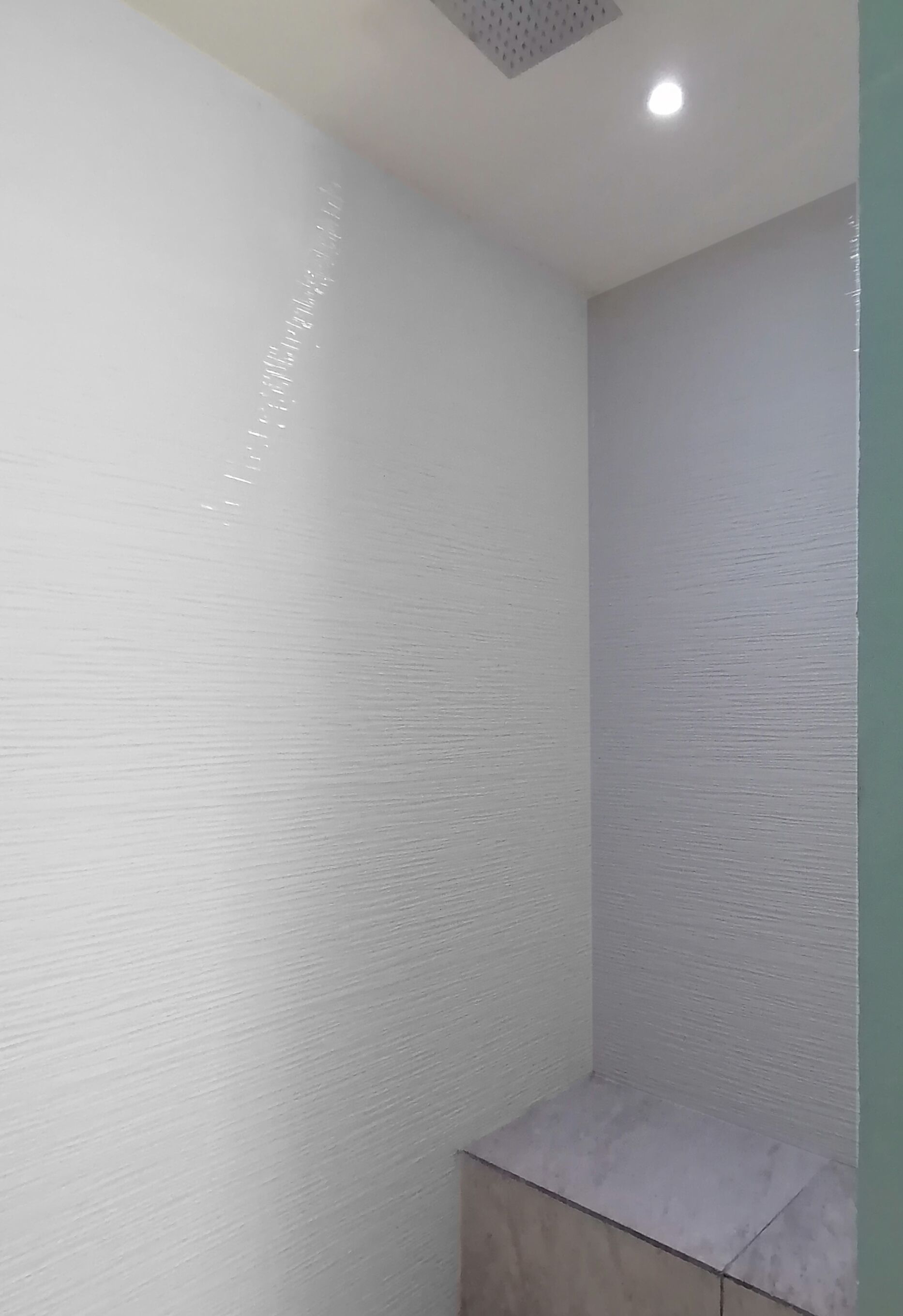 shower, towels, soap, shampoo