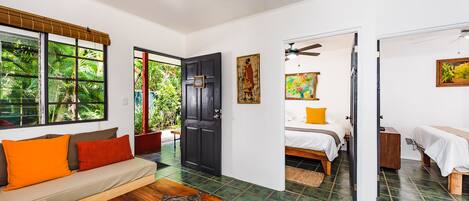 2 chambres, lit parapluie, Wi-Fi gratuit, draps fournis