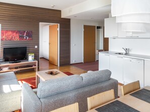 Televisión y reproductor de DVD 