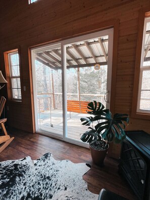 Interior - Off Grid tiny cabin on riverfront property (Long Lane)