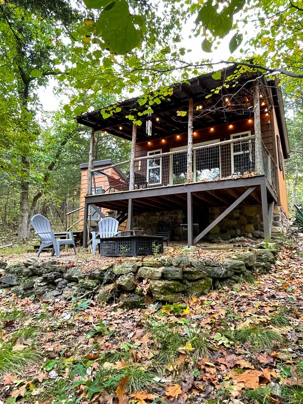 Exterior - Off Grid tiny cabin on riverfront property (Long Lane)