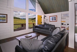 TV, fireplace, offices - Top of the World, Renovated 3 BR, VIEWS! (Crested Butte)