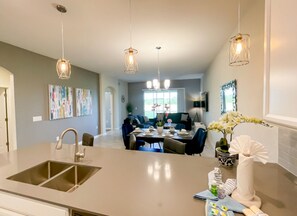 Casa de ciudad, 2 habitaciones, vista al campo de golf | Cocina privada