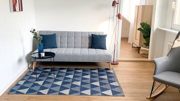 Penthouse Appartement | Wohnbereich | Flachbildfernseher