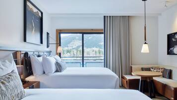 1 bilik tidur, peralatan tempat tidur premium, gebar bulu kapas